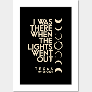 I Was There In Texas Total Solar Eclipse 2024 Posters and Art